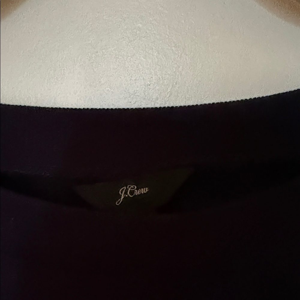 J. Crew Blue Sweater with lettering - Picture 2 of 5